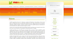 Desktop Screenshot of maxaroconsulting.com